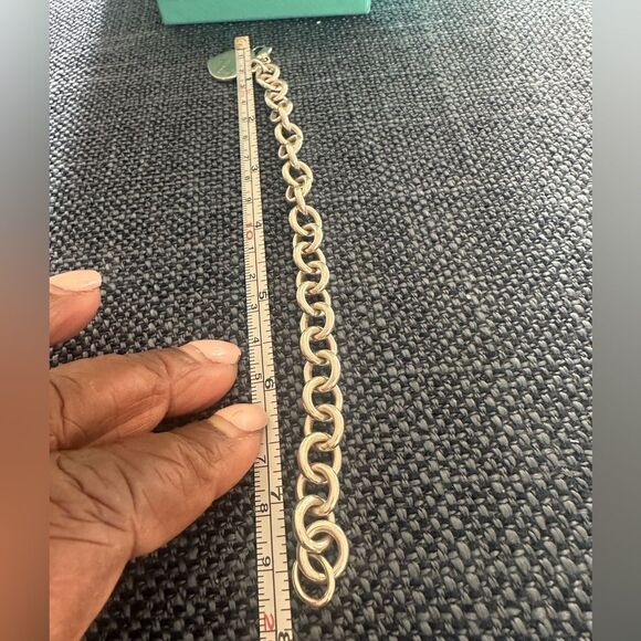 Tiffany & Co. Classic Sterling Silver Charm Bracelet 8” - Picture 5 of 5